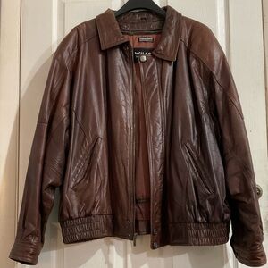 Wilson Brown Leather Jacket